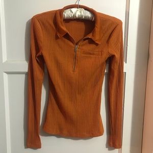 other stories fitted collar top